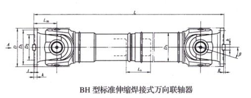 SWC標準伸縮焊接式萬(wan) 向聯軸器