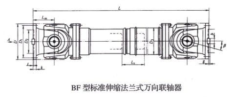 標準伸縮法蘭(lan) 式萬(wan) 向聯軸器