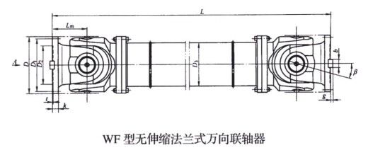 無伸縮法蘭(lan) 式萬(wan) 向聯軸器